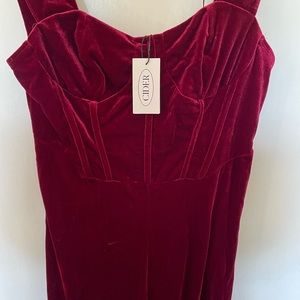 Cider Velour Jumpsuit, Burgundy #jumpsuit #vintage #gorgeous Never worn!